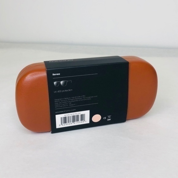 New KOMONO Renee Rose Blush Sunglasses pink ivory - Picture 11 of 11